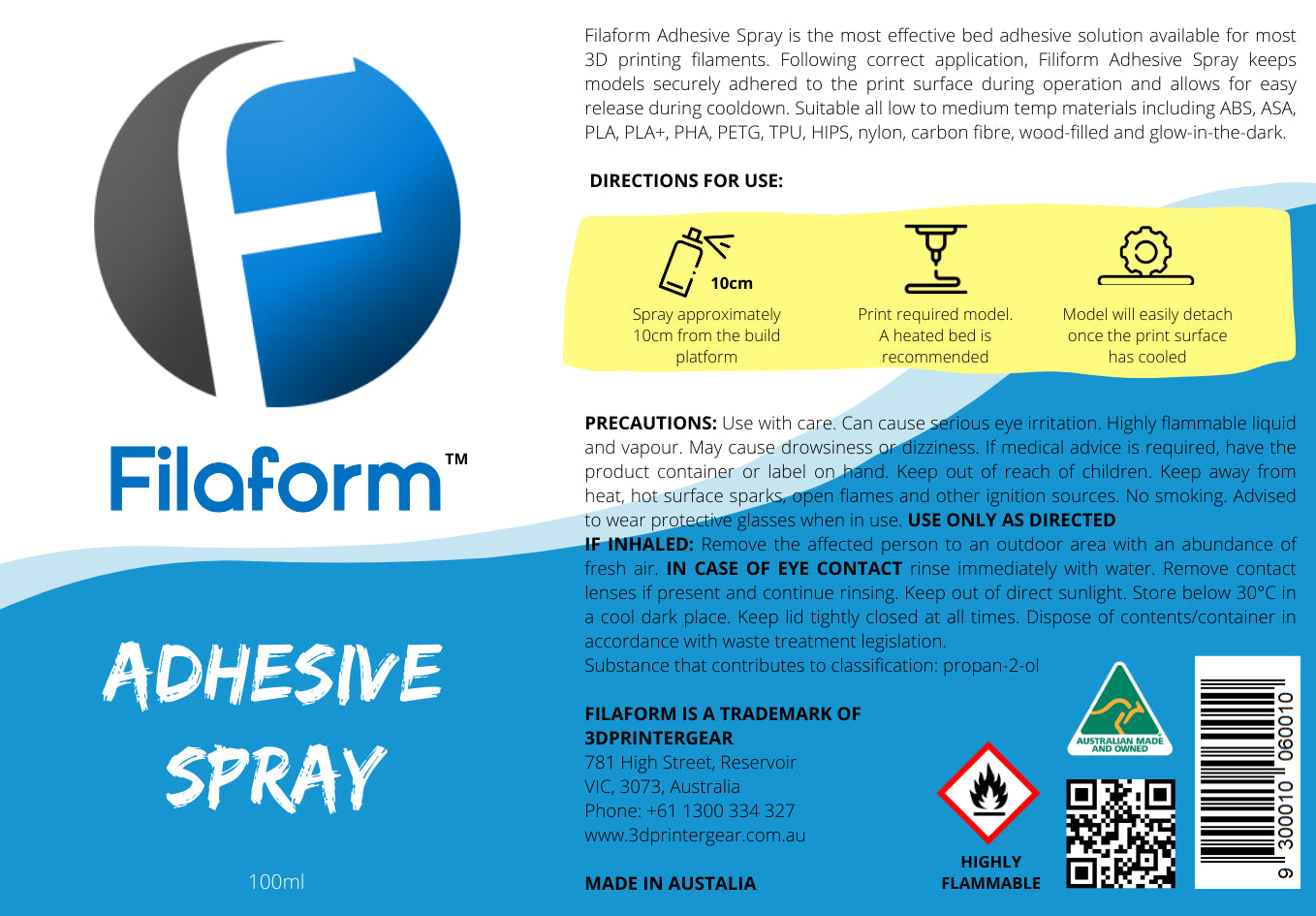 Filaform Bed Adhesive Spray image 1