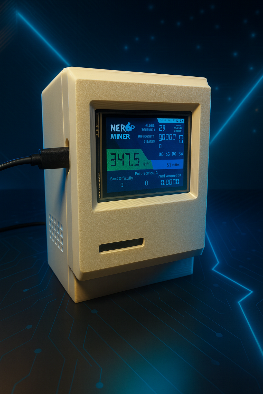 Nerd Miner V2 / ESP32 Desktop Stand image 3