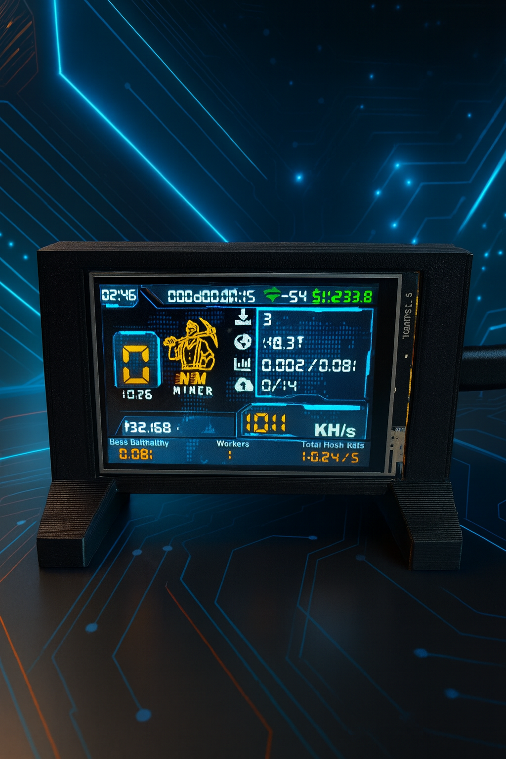 Nerd Miner V2 / ESP32 Desktop Stand image 0